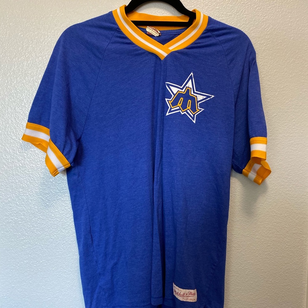 Mitchell and ness Sea Mariners shirt size L